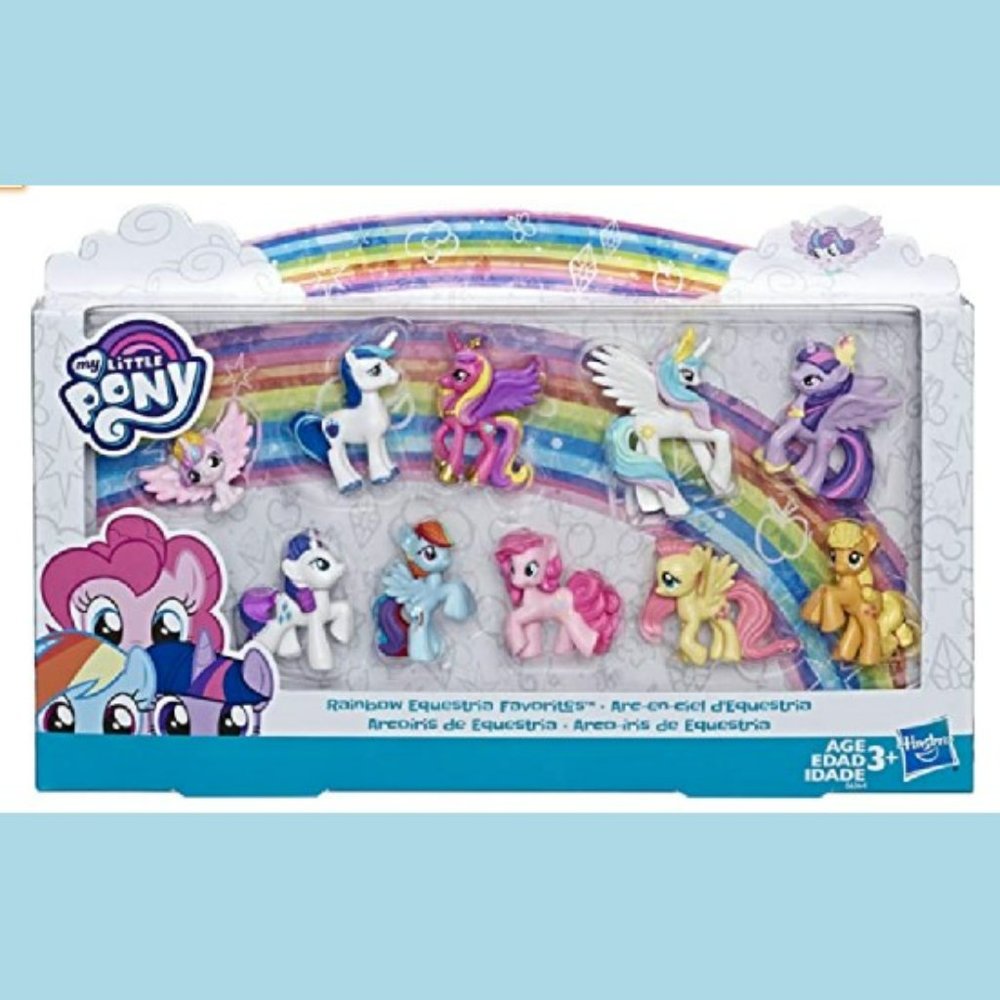 NEW My Little Pony Rainbow Equestria Favorites, 10 Figures Collectors